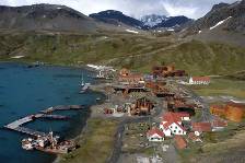 looking over the old Grytviken whaling station